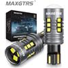 MAXGTRS 2x Luci di Retromarcia LED Canbus T15 T16 3000LM, Lampade Posteriori per Auto W16W, Bianco Rosso Arancione Giallo Ambra, Super Luminose ad Alta Potenza