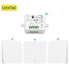 LoraTap Interruttore da parete autoalimentato cinetico remoto wireless Nessuna batteria necessaria, telecomando illuminante fino a 30 m, senza cavo, facile da installare