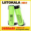 liitokala 1-20 pezzi LiitoKala 34B-N NCR18650B 3.7v 3400mah 18650 3500mAh Batteria ricaricabile al litio con foglio di nichel