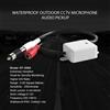 BOAVISION CCTV Audio Pick Up MIC Estremamente Sensibile Mini Audio Microfono Impermeabile IP65 Uso Esterno PER Il PTZ Della Cupola di Velocità del IP macchina fotografica
