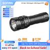 Sofirn Torcia Subacquea SOFIRN SD05 XHP50.2 21700, Lanterna 3000lm IPX8 Impermeabile con Anello Magnetico e Riflettore a Buccia d'Arancia, Compatibile con Batterie 18650