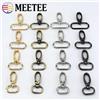 Meetee 10/20 pz 20/26/32/38mm borse in metallo fibbie per cinturini chiusura a moschettone moschettone moschettone portachiavi fai da te accessori per borse