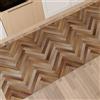 PETTI Artigiani Italiani - Tappeto Cucina Antiscivolo Lavabile in Lavatrice, Passatoia Cucina, Tappeto Cucina Lungo, 52x80 cm, Disegno Parquet 01, 100% Made in Italy
