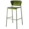 GB SHOP SRL Set 2 sgabelli lisa tecnopolimero go green h 65 SCAB (verniciato verde oliva scocca verde oliva)