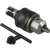 Beatanug Accessorio per mandrino per trapano in acciaio, attacco da 3/4 a B16, adattatore conico 1/2-20UNF, design a 3 ganasce per tornio e trapani a percussione, campo di serraggio da 3-16 mm con chiave (2)