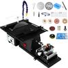 Generic Lapidary Rock Grinder Lucidatrice 1850 W, rettificatrice per lucidatura pietre preziose con velocità a vuoto 15000r/min, attrezzatura lapidaria da banco 500 x 250 mm per la creazione di gioielli fai