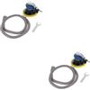 EXCEART 2 Set Utensili Pneumatici per Levigatura Lucidatura Macchina per Smerigliatura con Ergonomico Design Compatto Lavori Finitura Ottimali