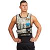 Cross101 Regolabile ponderata Gilet Camouflage Allenamento Gilet Pesi Allenamento Fitness, 20 lb.