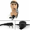 Areyourshop 5Pcs 2Pin HD01 Z-Tactical Bowman Elite Cuffia Waterproof PTT Per Kenwood Radio Y