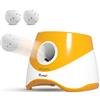 PawHut Lanciapalline automatico con 3 palline e 3 distanze, arancione | Aosom Italy