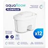 Aquafloow Cartucce Filtro Acqua 12 Pezzi Laica Bi-Flux Brita Maxtra