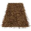 Tex family Tappeto Shaggy Nocciola Moderno - Pelo Lungo 6 cm - Antiscivolo, 12 Misure - Annodato a Mano, Robusto e Morbido - Cm. 50x80
