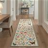 BEIMO Tappeto Cottage 80x150 cm Fiori Farfalle Fragole Lavabile