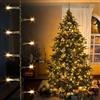 EcoNour Luci per albero di Natale, 1500 LED, 50 m, bianco caldo | 8 ore di illuminazione, 8 modalità di luce, distanza LED 2,5 cm, con timer e funzione di memoria | Adatto per uso interno ed esterno