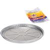nextradeitalia 36PZ VASCHETTA TONDA PER PIZZA/CROSTATA GRANDE IN ALLUMINIO - per pizza/crostata grande, pz.2