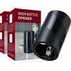 Royiwe Apribottiglie/apribottiglie automatico con magnete, per aprire bottiglie di sughero a corona, spinta e pull, apribottiglie per birra, idea regalo perfetta per papà, marito, amico e nonno (2 pezzi