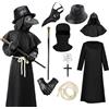 Raveparty medico della peste costume, costume medico della peste, maschera Steampunk per Halloween, Cosplay e gioco di ruolo per adulti