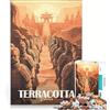 JIANGENNF Puzzle per ragazzi da 1000 pezzi con l'esercito di terracotta gioco per famiglie attività divertenti da fare a casa per rafforzare l'amore tra le coppie 38x26cm