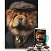 JIANGENNF Puzzle da 1000 pezzi per ragazzi, Chow Chow, Peaky Blinders, decorazione da parete, regalo di compleanno, adatto per la decorazione della scrivania 38x26cm