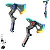 Dhqkqg Ascia e Spada Laser Giocattolo 2 in 1 per Bambini, Design Trasformabile da Ascia a Spada con Luci LED ed Effetto Nebbia,Ideale per Cosplay e Regali di Compleanno