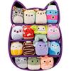 Squishmallows Originale Micromallows Play & Display - Include 15 peluche!