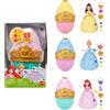 Mattel Disney Princess Toys, piccola bambola uovo di Pasqua sorpresa con 1 principessa, 2 gonne e 10 accessori da gioco (gli stili possono variare), ispirato ai film