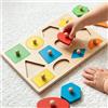 Grolibyre Puzzle in legno a partire da 1, 2, 3 anni, gioco a incastro, per le abilità motorie, per bambini