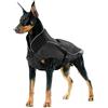 Generic Cappotto impermeabile per cani, giacca invernale calda, per cani, antivento e impermeabile, con fodera in pile, sezione più spessa, adatta per cani di grandi dimensioni, colore: nero 2XL