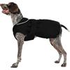Kuoser Cappotto impermeabile per cani di piccola taglia, taglia media, in tela riflettente, cappotto invernale per cani di taglia grande, cappotto in pile per cuccioli, gilet invernale per cani con