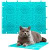 Generisch Tappetino Tiragraffi per Gatti Tappeto Orizzontale Per Pavimento | 24x18 cm Tappeto Massaggiante Per Graffi Gatti Per Limare Artigli Prurito Stress Per Camera Da Divano