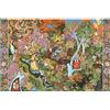 Ravensburger Spielverlag Ravensburger, Puzzle premium con 3000 pezzi Softclick "Giardino dei segni solari", colorato