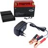 JMT - JM Technics Batteria agli ioni di litio da 12 V, 6 Ah, polo positivo a sinistra, modello JMT HJTX20CH-F, inclusa una centralina di ricarica compatibile per motociclette, scooter, ciclomotori e quad