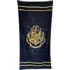 Groovy Asciugamano di Harry Potter Hogwarts con stemma dorato 150 x 75 cm