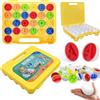 Import ProNice Grande puzzle educativo Set di giochi educativi Montessori Sorter Gusci d'uovo Lettere