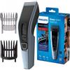 Philips tagliacapelli HC3530 15 batterie funzionamento a rete 13 lunghezze attacco barba