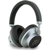 Karl Lagerfeld - Cuffie wireless con iniziali in pelle martellata (KLBHP73PSAKLSK) - Cuffie over-ear, ANC, Bluetooth, Type-C - Nero