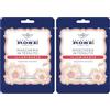 Acqua Alle Rose, Maschera Viso in Tessuto Illuminante Con Vitamina C di Rosa Canina, Azione Idratante Anti-Fatica, Ravviva ed Energizza la Pelle Spenta e Opaca Monouso, 1pz (Confezione da 2)