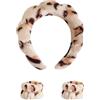 KADSXIYA 3pcs/Set Polsi Washband Fascia Microfibra Lavaggio Asciugamano per Trucco Skincare