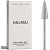 HALMAI Frese per Lima Unghie 3/32 per Rimozione Rapida Acrilico & Gel, Levigatura e Cura Cuticole, AG8H Acciaio al Tungsteno per Manicure Pedicure, Casa e Salon
