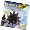 folia, Set per Stella Fai da Te Bascetta, di Colore Blu, codice Articolo 836/3030, Cartone, Nero, 14,5 x 14,5 cm