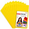 Sidi Global Market SIDI Feltro Giallo Vivo 5 Fogli 40x30 Tessuto Hobbistica DIY