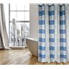 MSV Tenda da Doccia Poliestere Ceramica 180x200 cm qualità Premium Blu - Anelli Inclusi