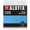 Alufix Economy Panni spugnosi/ 18x18 cm/assorbenti/ 5 pezzi per confezione/blu