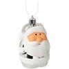 AUTOUR DE MINUIT Sospensione Babbo Natale, Argento, 5 x 4 x 9 cm