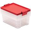 TATAY Scatola con Coperchio 7 L 25x36x13,5 cm Coperchio con Cerniera