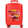 Disney Joumma Cars Rusteze Lightyear Valigia da cabina rossa 33 x 50 x 20 cm Rigida ABS Chiusura a combinazione laterale 28,4 L 2 kg 4 ruote doppie bagaglio a mano, rosso, Valigia cabina