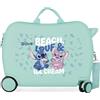 Disney Joumma - Valigia per bambini Disney Beach&Love, 45 x 31 x 20 cm, rigida, ABS, 24,6 l, 1,76 kg, 2 ruote doppie, bagaglio a mano