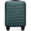 WITTCHEN Skyspeed Line Valigia Compatta da Cabina in ABS - Bagaglio a Mano Resistente con Trolley Girevole, Serratura Numerica, Manico Allungabile - Verde Intenso Ryanair/ITA Airways/Wizz Air