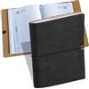 Pubblimania Agenda 2027 Giornaliera a Portafoglio con Chiusura ad Elastico 17x22, Custodia Astuccio e Rubrica, 416 Pagine, Multilingua, Copertina in Poliuretano Termovirante Morbido, Colore Nero