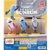 BANDAI Capsule Flockies Sunsun Puppet Figure Set di 4 Gashapon